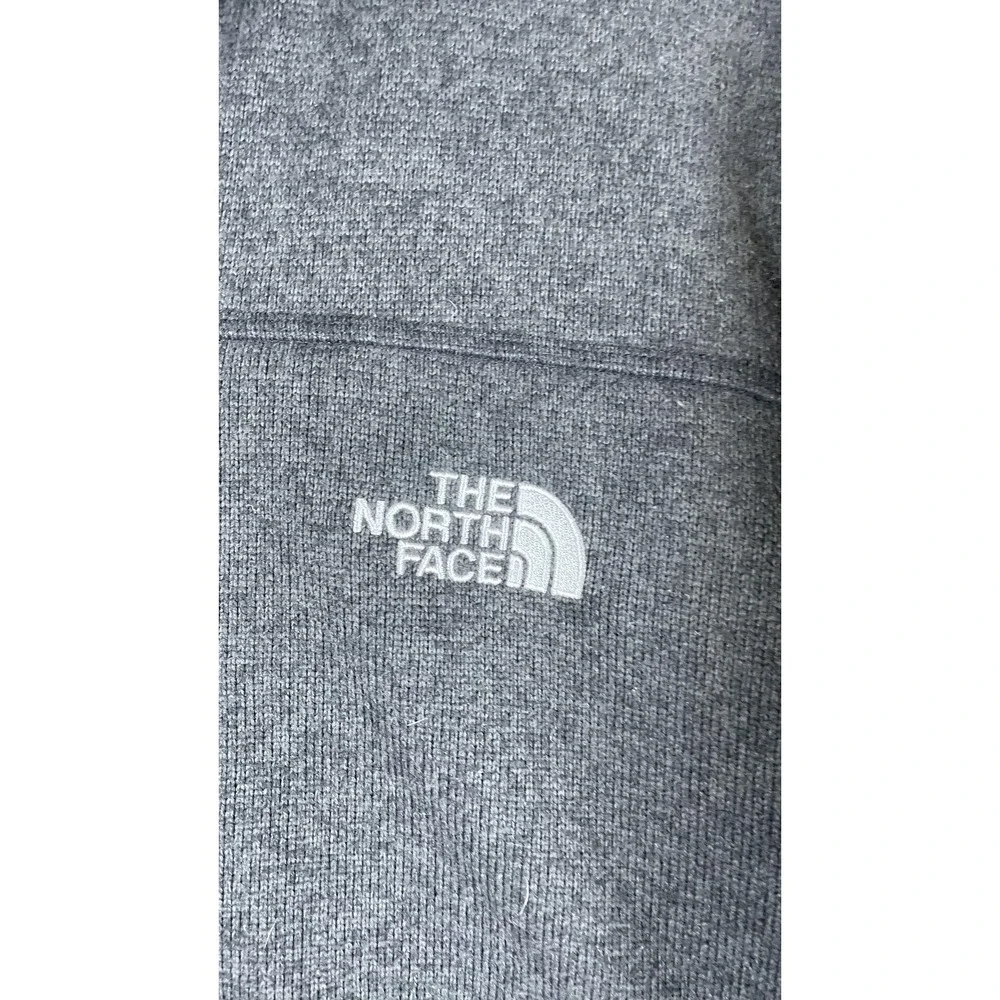 The North Face Jacket Mens Large Gray Fleece Full Zip Outdoor Warm Pockets‎